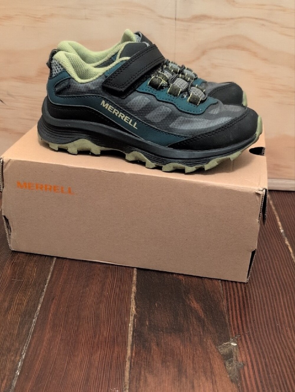 Merrell Moab Waterproof Trail Runners Kids 1